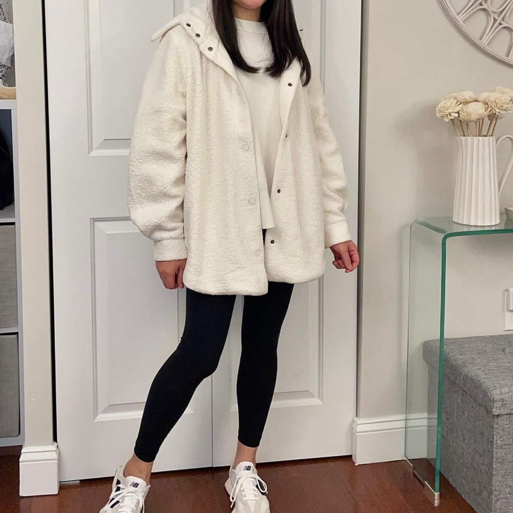 All Micro Sherpa Envy Shacket